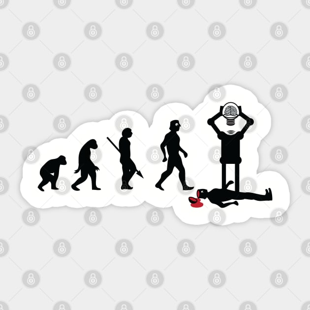 Evolution of AI artificial intelligence Sticker by atomguy